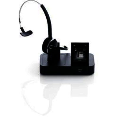 Jabra PRO 9460, NC, Mono, Dual Connectivity Wireless Headset with Touchscreen